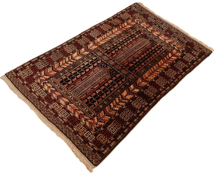 Antique Baluch Carpet  132x89 - Image 4