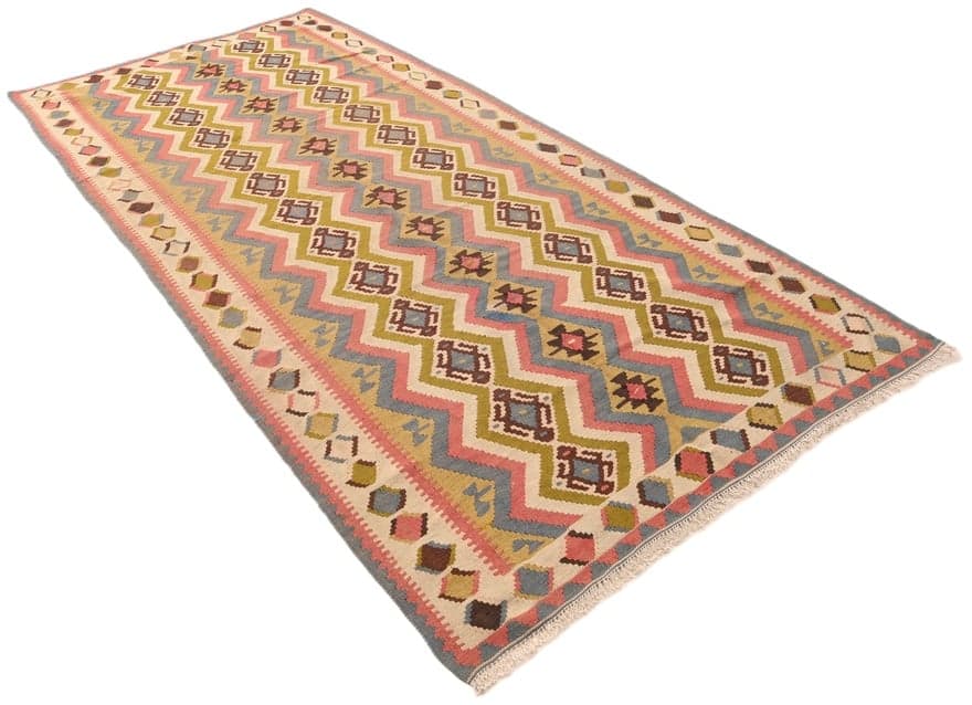 Kelim Fars Teppich 302x145 - Image 3