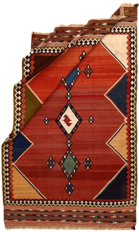 Kelim Fars Teppich 254x156 - Image 3