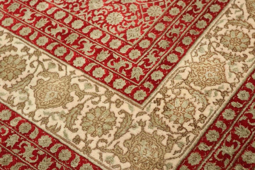 Tabriz Mahi Teppich 350x242