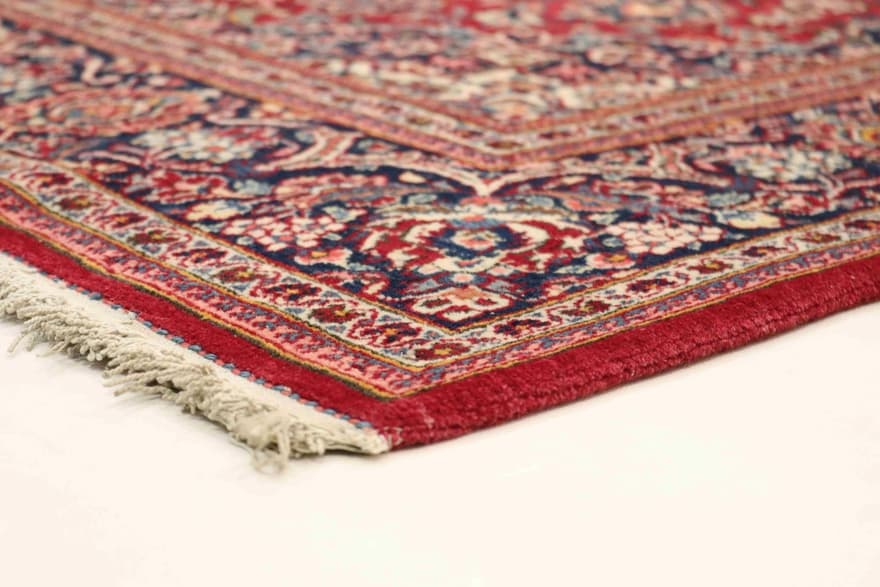 Keshan Old antique Carpet 214x131