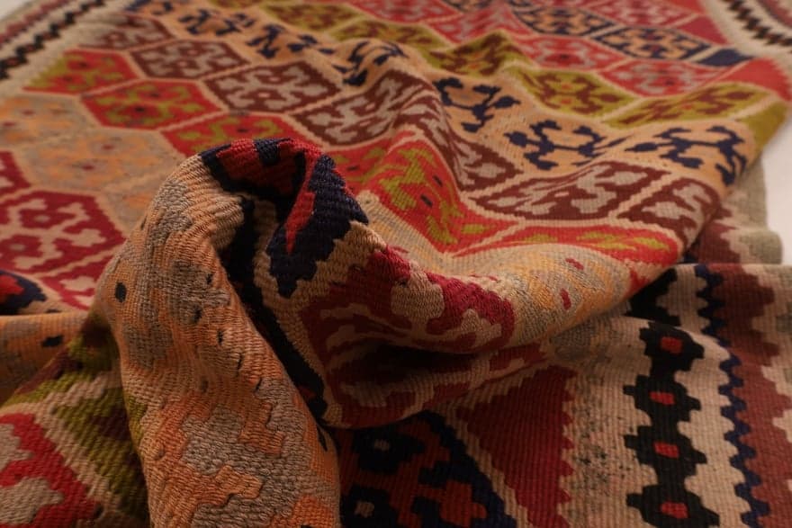 Kilim Fars Carpet  188x104 - Image 4