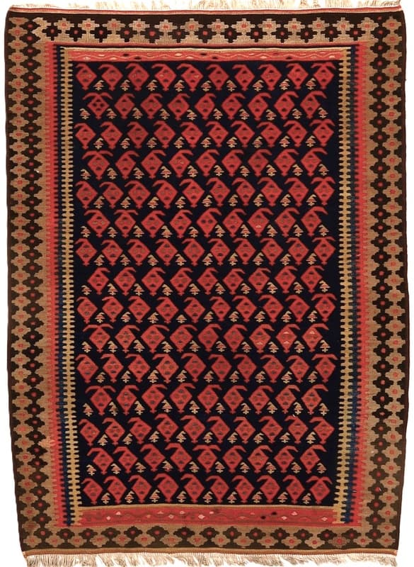 Kelim Fars Teppich 138x97 - Image 2
