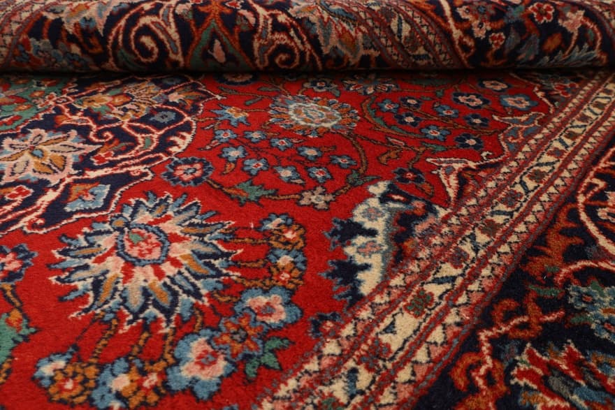 Kashan Carpet 185x130 - Image 4
