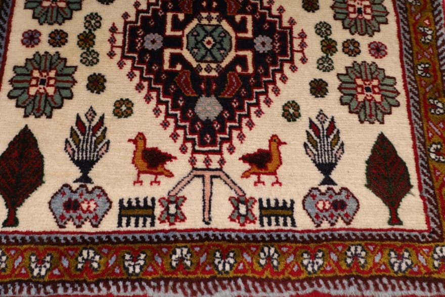 Kashkuli Carpet  42x39 - Image 4