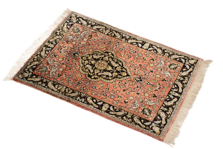 Qom Silk Carpet  80x60