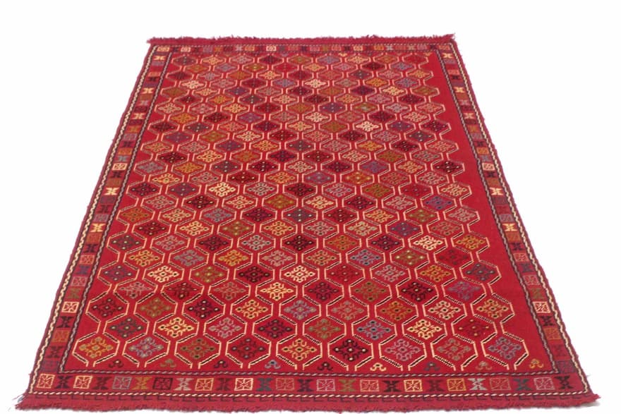 Kelim Afshar Carpet 195x127