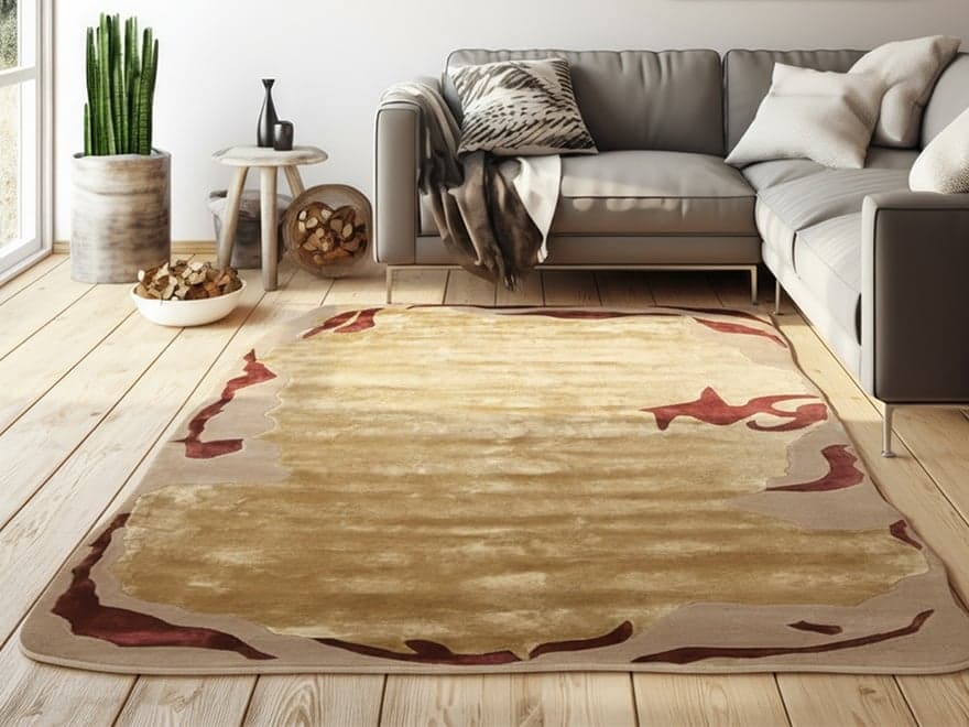 HANDTUFTED Carpet  245x150 - Image 2