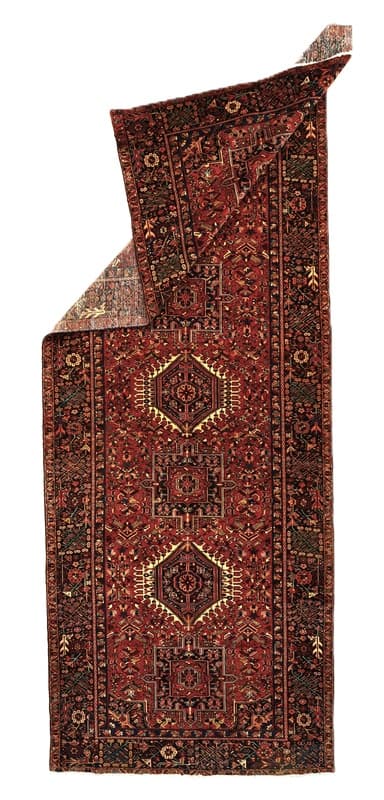 Heriz Antique Carpet 390x145