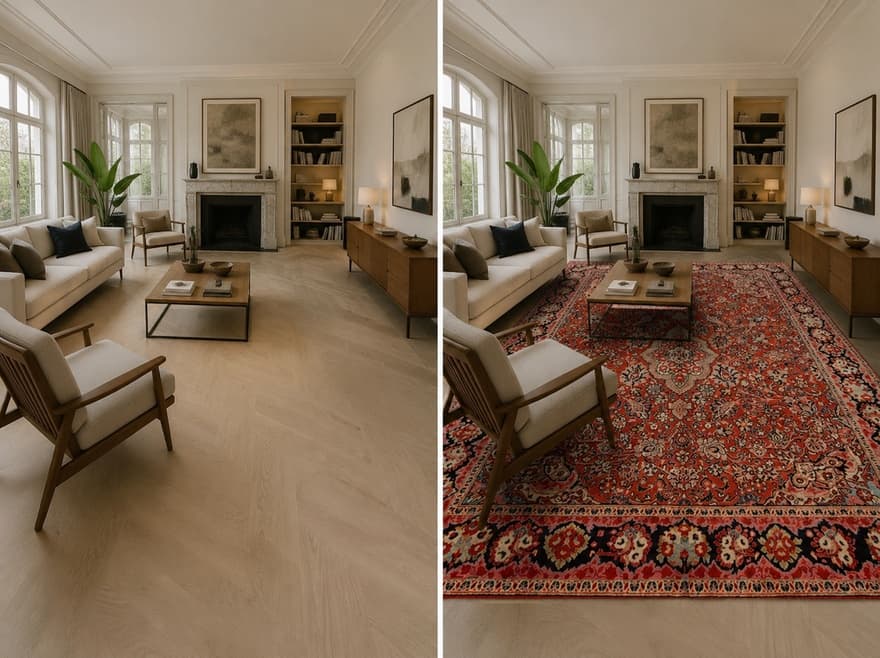 Ankique Sarouk Carpet  428x319 - Image 2