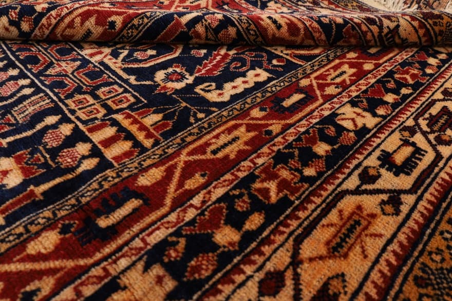Antique Baluch Carpet  143x98 - Image 4