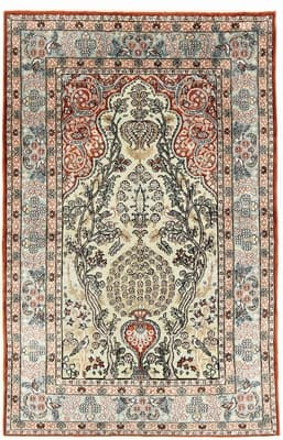 China Silk Carpet 118x75