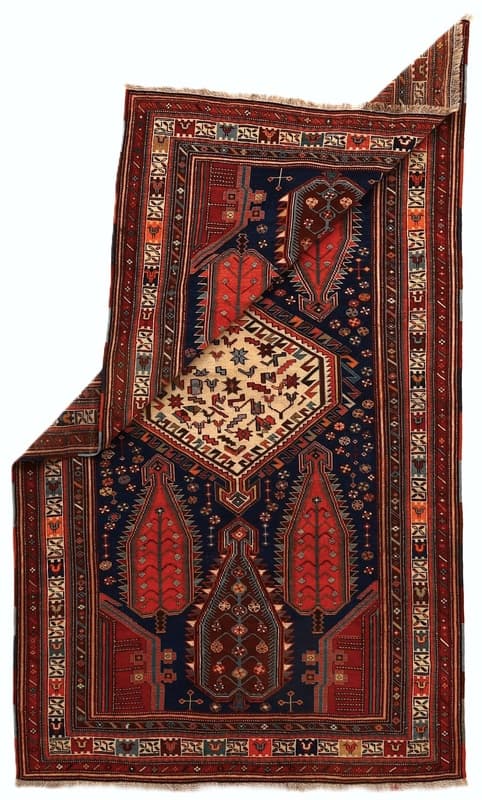 Antike  Malayer Teppich 209x121 - Image 6