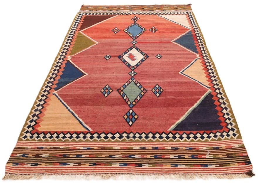 Kelim Fars Teppich 254x156 - Image 5
