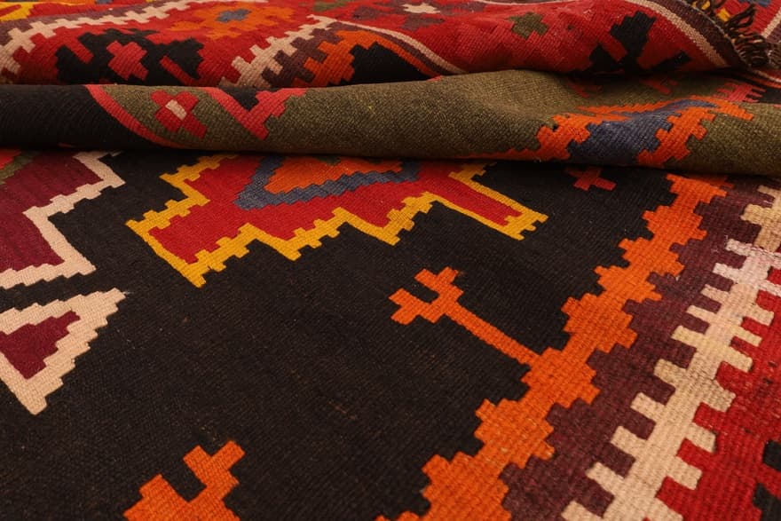 Kelim Fars Teppich 355x135 - Image 4