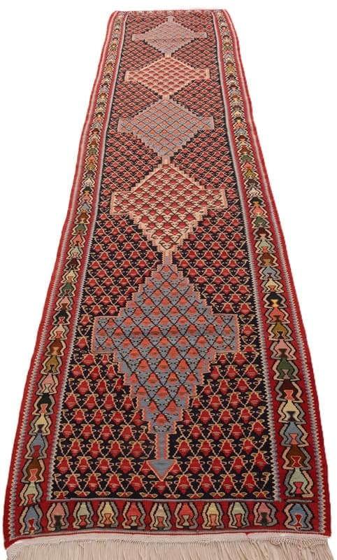 Kilim Seneh Carpet  336x78 - Image 5