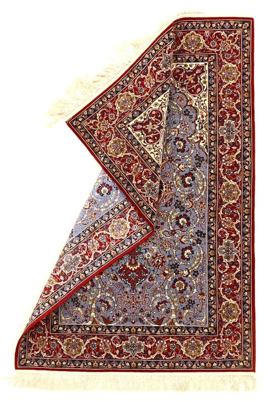 Isfahan Seidenkette Teppich 170x109