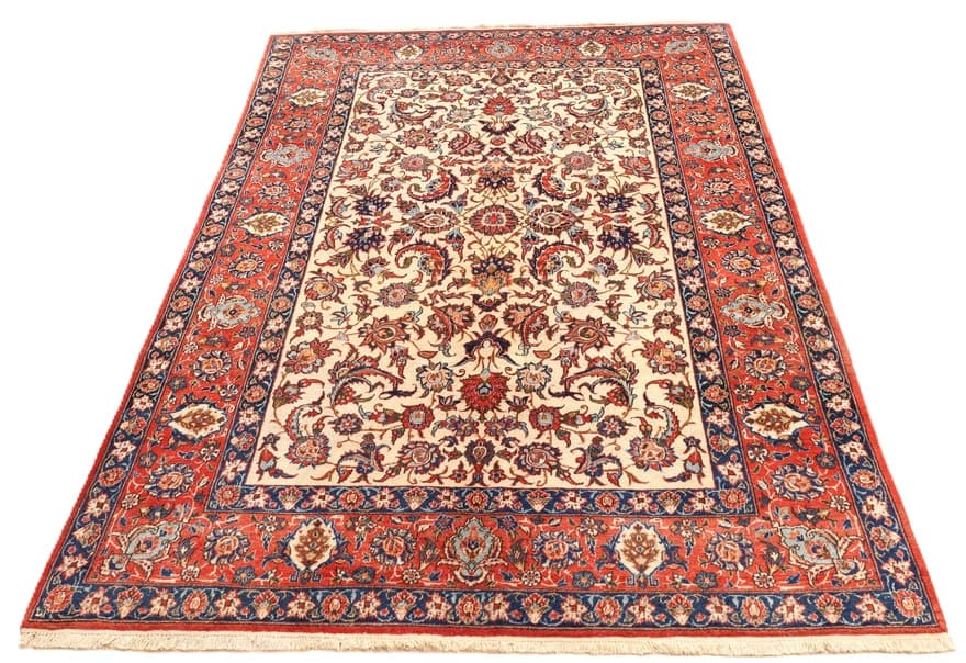 Antike  Isfahan Teppich  220x149 - Image 3