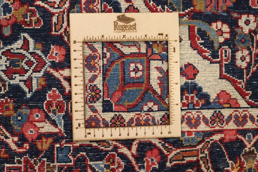 Antike Kashan Teppich 192x138