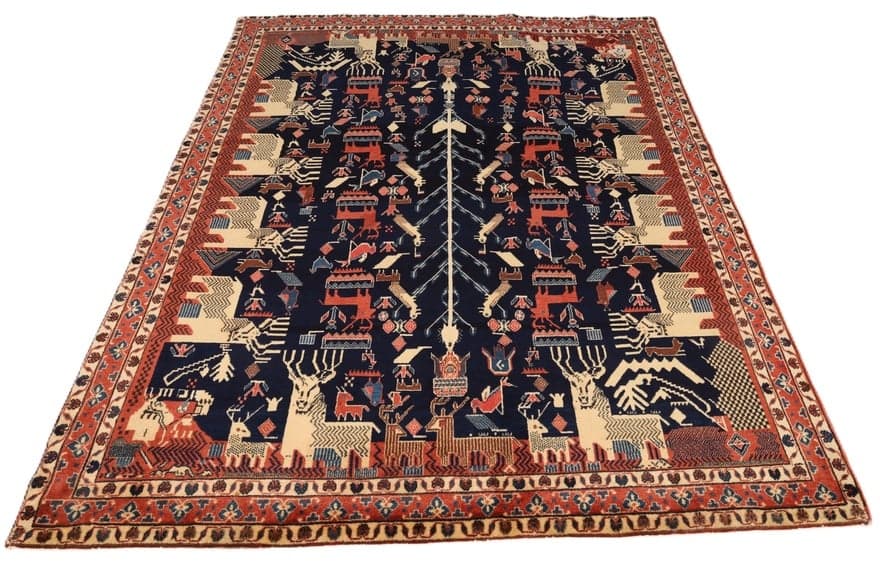 Afshar Teppich 200x155 - Image 4