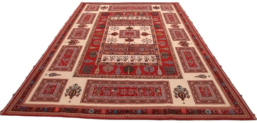 Kelim Nimbaft Sirjan Teppich 340x240 - Image 6