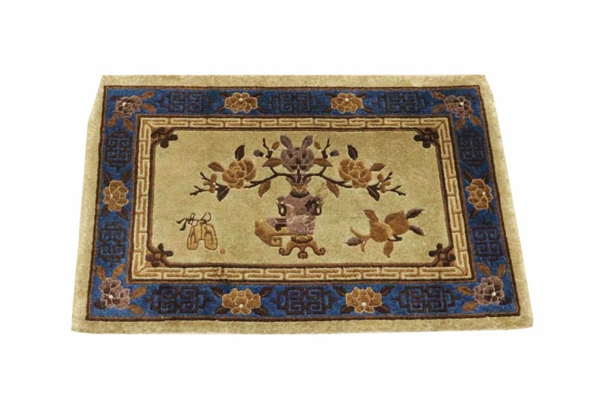 China Seide Teppich 75x55