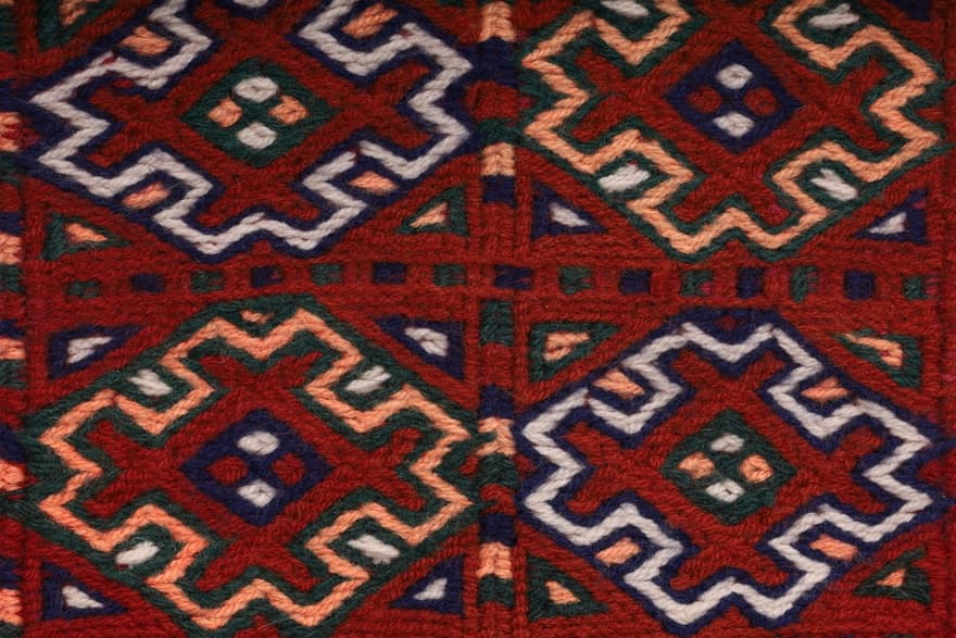 Antique Kilim Fars Carpet  25x22 - Image 3