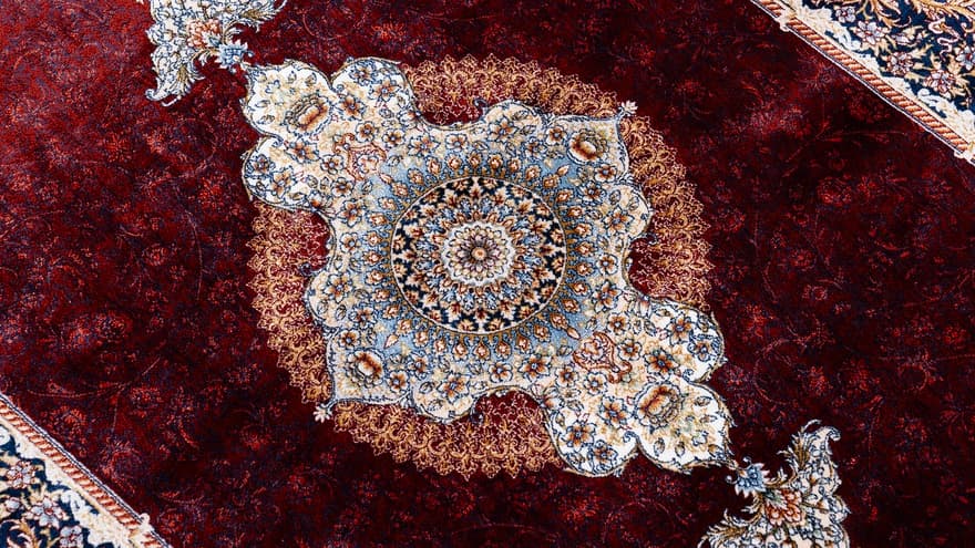 Qom  Dahlia Carpet 120x80 - Image 3