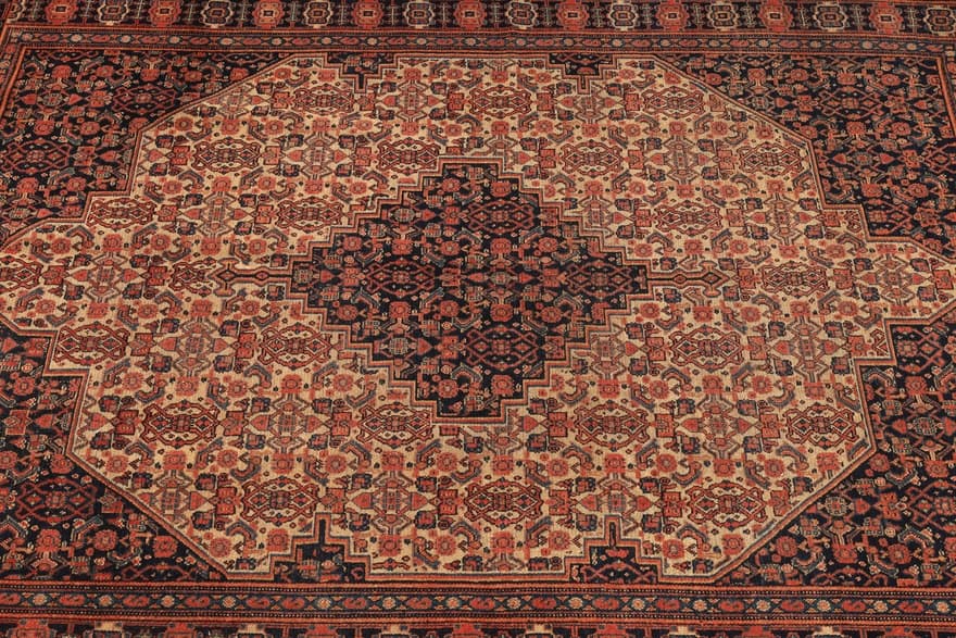 Antike Senneh Teppich 190x131