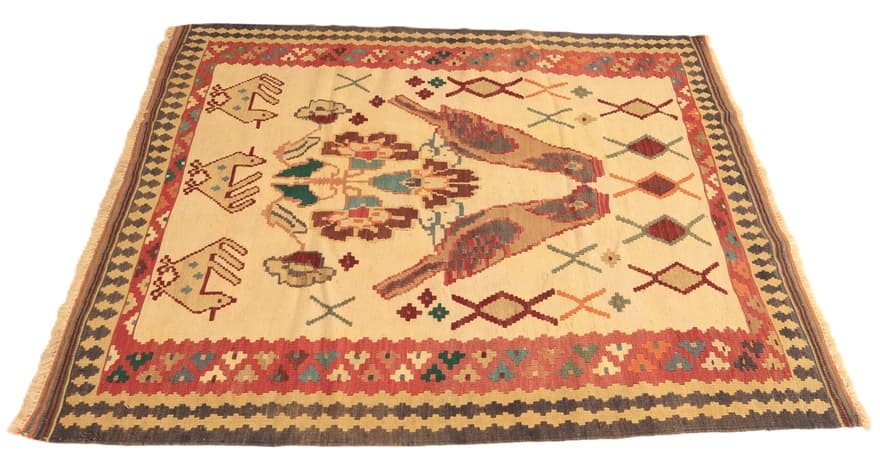 Kelim Fars Teppich 146x115 - Image 4