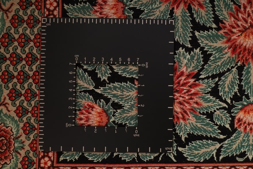 Ghom  Mahmoud Rajabi design seide Teppich 125x78