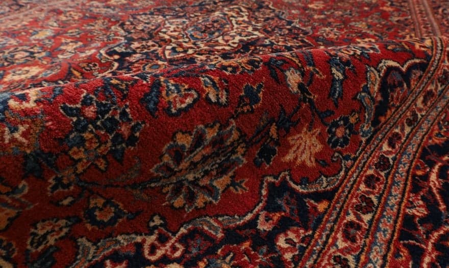 Antique Kashan Carpet 213x138 - Image 5