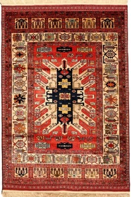 Quchan Seide Teppich 135x95