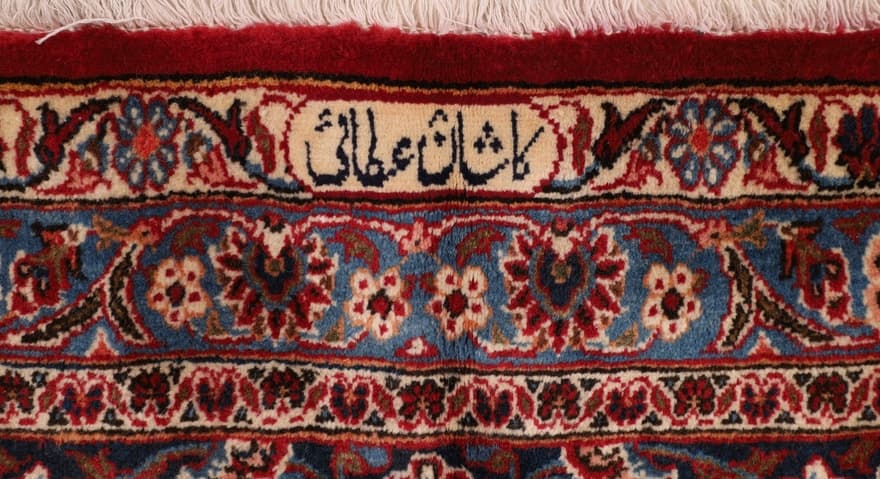 Antique Kashan Mark Attaei Teppich 488x325 - Image 5