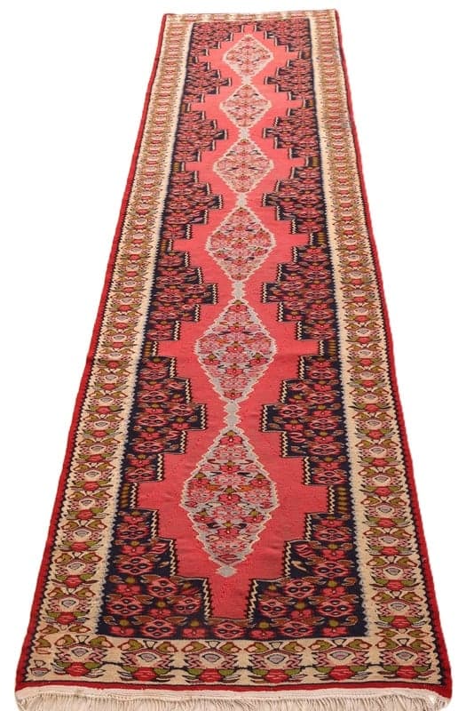 Kilim Senneh Carpet  270x70 - Image 5