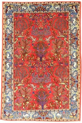 Ghom Teppich  204x136