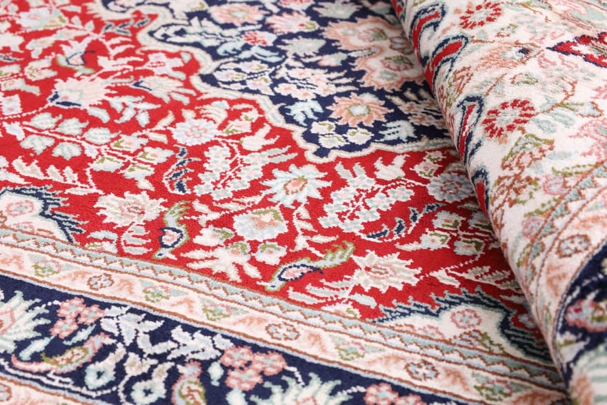 Kashmir Seide Teppich 121x80