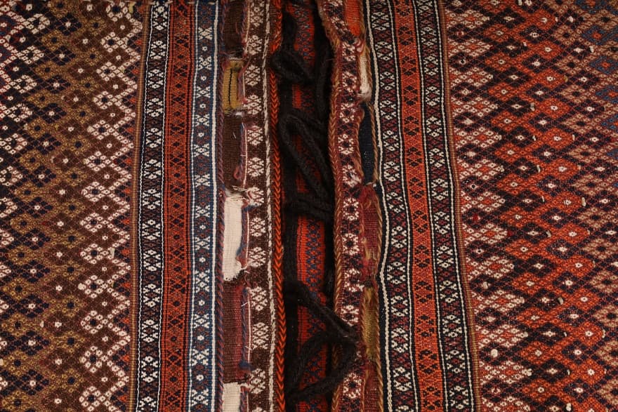 Antik Kelim Teppich  120x60
