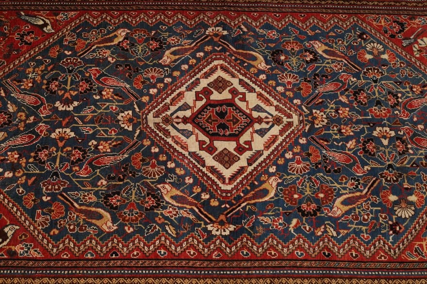 Antike Ghashai Teppich 243x145