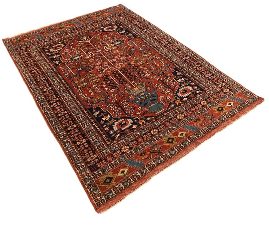 Antique Ghuchan Carpet  187x135 - Image 3