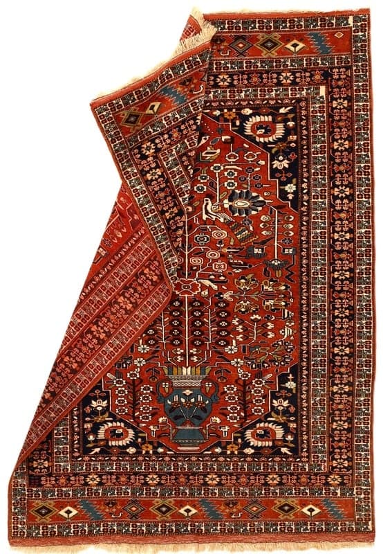 Antique Ghuchan Carpet  187x135 - Image 6