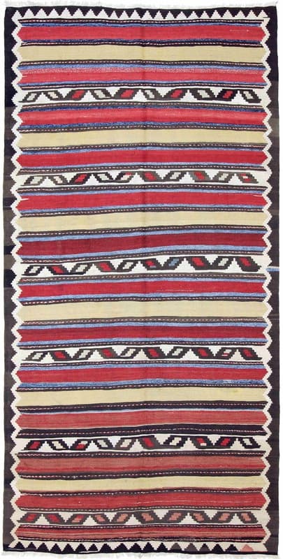 Kelim Bakhtiari Teppich 340x167