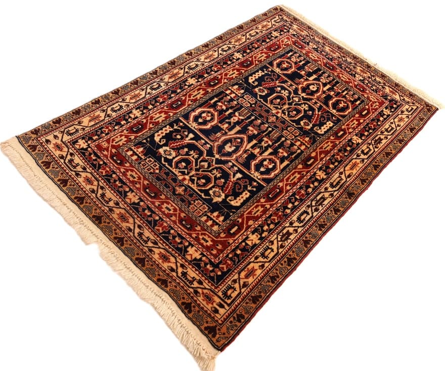 Antique Baluch Carpet  143x98 - Image 3