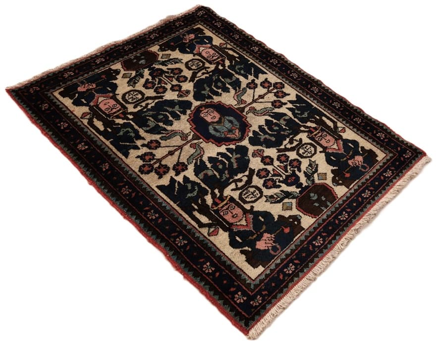 Antike  BAKHTIAR Teppich 100x80 - Image 4