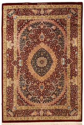 Ghom Seide Teppich 118x80