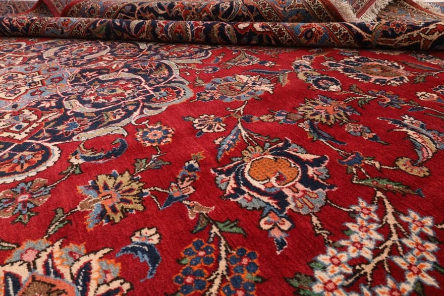 Antike  Kashan Teppich 417x315 - Image 4