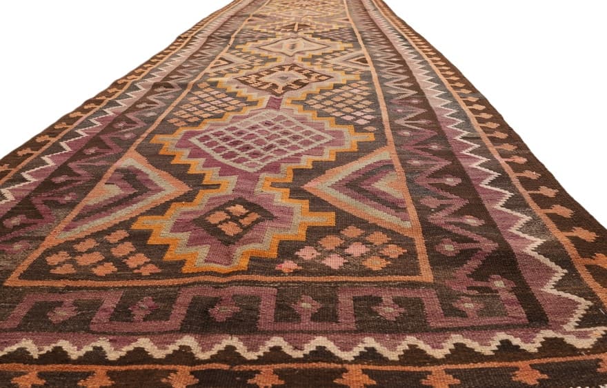 Antik Kelim Teppich  387x120