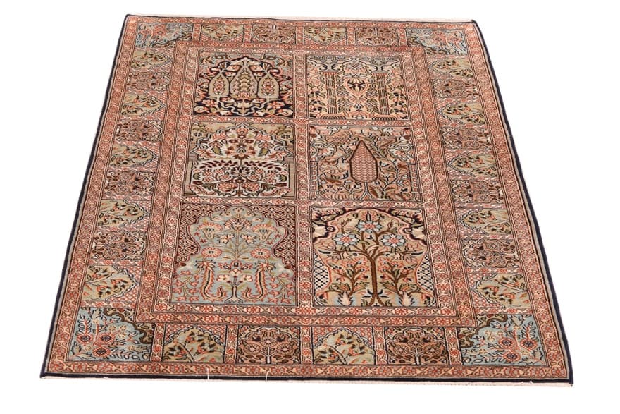 Kashmir Silk Carpet 153x94