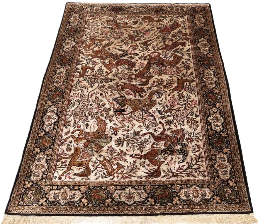 Qum Silk Carpet 160x106 - Image 4