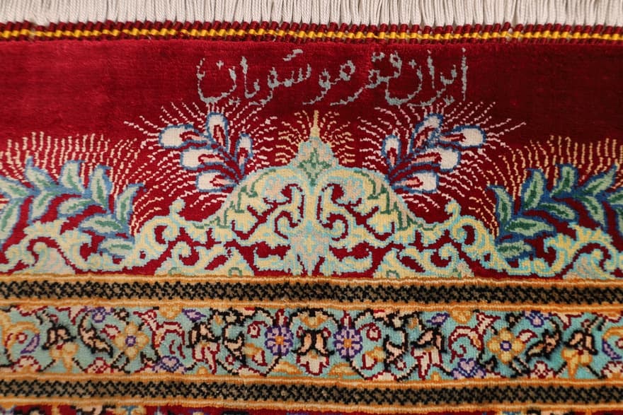 Ghom Seide  Mosaveyan Teppich 196x196 - Image 5